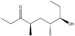 (4R,6R,7R)-7-Hydroxy-4,6-dimethylnonane-3-one 结构式