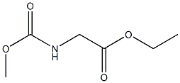 2-(Methoxycarbonylamino)acetic acid ethyl ester 结构式