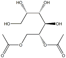 L-Glucitol 1,2-diacetate 结构式