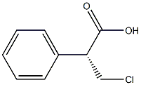 [R,(-)]-3-Chloro-2-phenylpropionic acid 结构式