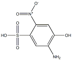 5-Amino-4-hydroxy-2-nitrobenzenesulfonic acid 结构式