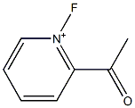 1-Fluoro-2-acetylpyridinium 结构式