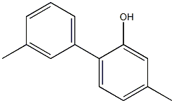3',4-Dimethylbiphenyl-2-ol 结构式
