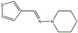 3-[(Piperidin-1-yl)iminomethyl]thiophene 结构式