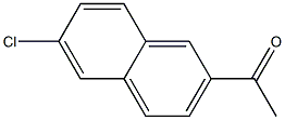 2-Acetyl-6-chloronaphthalene 结构式