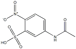 5-Acetylamino-2-nitrobenzenesulfonic acid 结构式