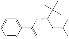 [S,(-)]-2,2,5-Trimethyl-3-hexanol benzoate 结构式