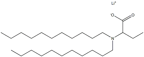 2-(Diundecylamino)butyric acid lithium salt 结构式