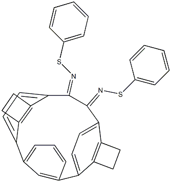 1,2-[m-Phenylenebis(ethylene-4,1-phenylene)]-1,2-ethanedione bis(S-phenyl thioxime) 结构式