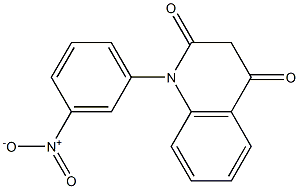 1-(3-Nitrophenyl)quinoline-2,4(1H,3H)-dione 结构式