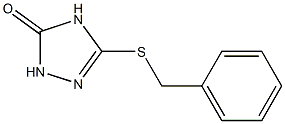 5-Benzylthio-2H-1,2,4-triazol-3(4H)-one 结构式