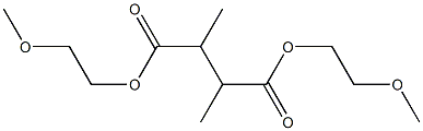 2,3-Dimethylsuccinic acid bis(2-methoxyethyl) ester 结构式