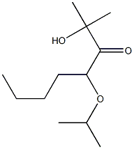 4-Isopropoxy-2-hydroxy-2-methyl-3-octanone 结构式