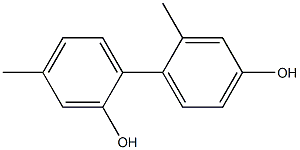 2',4-Dimethyl-1,1'-biphenyl-2,4'-diol 结构式