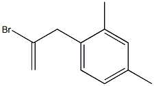 1-(2-Bromoallyl)-2,4-dimethylbenzene 结构式