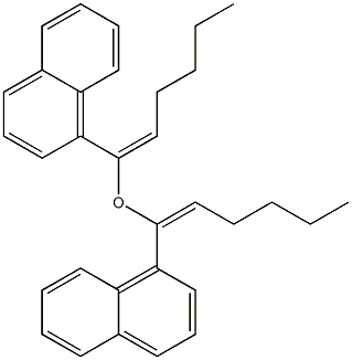 Butyl[1-(1-naphtyl)ethenyl] ether 结构式