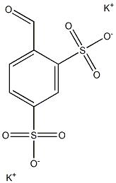 4-Formyl-1,3-benzenedisulfonic acid dipotassium salt 结构式