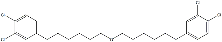 3,4-Dichlorophenylhexyl ether 结构式