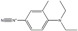 4-(Diethylamino)-3-methylbenzenediazonium 结构式