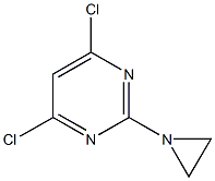 2-(1-Aziridinyl)-4,6-dichloropyrimidine 结构式