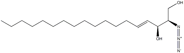 (2R,3S,4E)-2-Azido-4-octadecene-1,3-diol 结构式