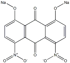 4,5-Dinitro-1,8-bis(sodiooxy)anthraquinone 结构式