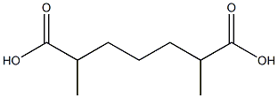 2,6-Dimethylpimelic acid 结构式