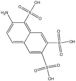 2-Amino-1,6,7-naphthalenetrisulfonic acid 结构式