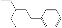 3-Ethylpentylbenzene 结构式