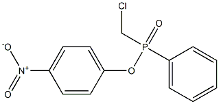 Chloromethyl(phenyl)phosphinic acid 4-nitrophenyl ester 结构式