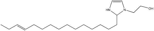 2-(12-Pentadecenyl)-4-imidazoline-1-ethanol 结构式