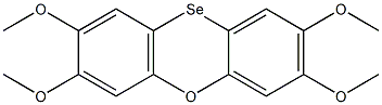 2,3,7,8-Tetramethoxyphenoxaselenin 结构式