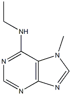 6-Ethylamino-7-methyl-7H-purine 结构式