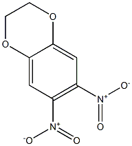 6,7-Dinitro-2,3-dihydro-1,4-benzodioxin 结构式