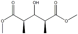 (2S,4R)-3-Hydroxy-2,4-dimethylglutaric acid dimethyl ester 结构式