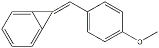 7-(4-Methoxybenzylidene)bicyclo[4.1.0]hepta-1,3,5-triene 结构式
