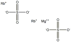 Rubidium magnesium sulfate 结构式