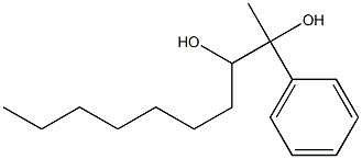 2-Phenyldecane-2,3-diol 结构式