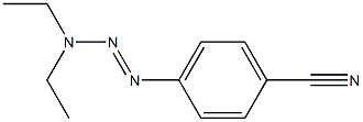 4-(3,3-Diethyl-1-triazenyl)benzonitrile 结构式