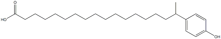 17-(4-Hydroxyphenyl)stearic acid 结构式