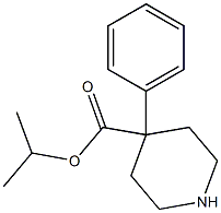 4-Phenyl-4-piperidinecarboxylic acid 1-methylethyl ester 结构式