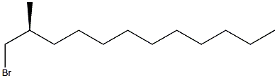 [S,(+)]-1-Bromo-2-methyldodecane 结构式