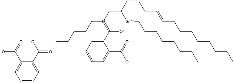 Bis[phthalic acid 1-(4-tridecenyl)]dioctyltin(IV) salt 结构式