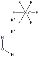 Potassium hexafluorostannate(IV) hydrate 结构式