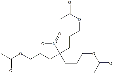 4-(3-Acetoxypropyl)-1,7-diacetoxy-4-nitroheptane 结构式