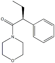 (+)-4-[(S)-2-Phenylbutyryl]morpholine 结构式