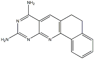 5,6-Dihydrobenzo[h]pyrimido[4,5-b]quinoline-8,10-diamine 结构式
