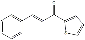 (2E)-1-(2-Thienyl)-3-phenyl-2-propene-1-one 结构式