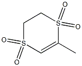 2,3-Dihydro-5-methyl-1,4-dithiin 1,1,4,4-tetraoxide 结构式