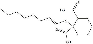 Cyclohexane-1,2-dicarboxylic acid hydrogen 1-(2-nonenyl) ester 结构式